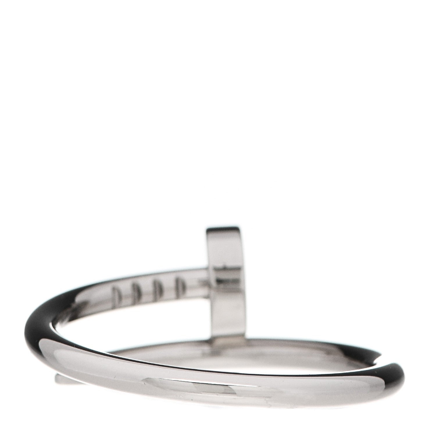 Cartier 18K White Gold Small Juste Un Clou Ring 48 4.5 3 of 6