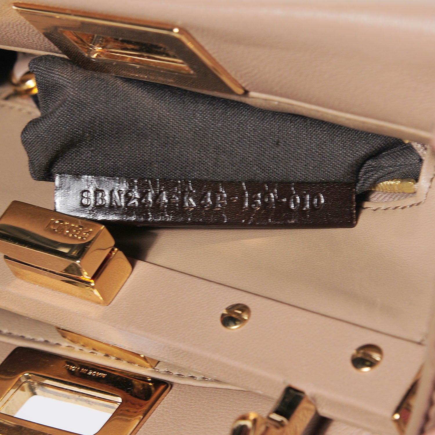Fendi Nappa Mini Peekaboo Iconic Satchel Ratmusquet 7 of 11