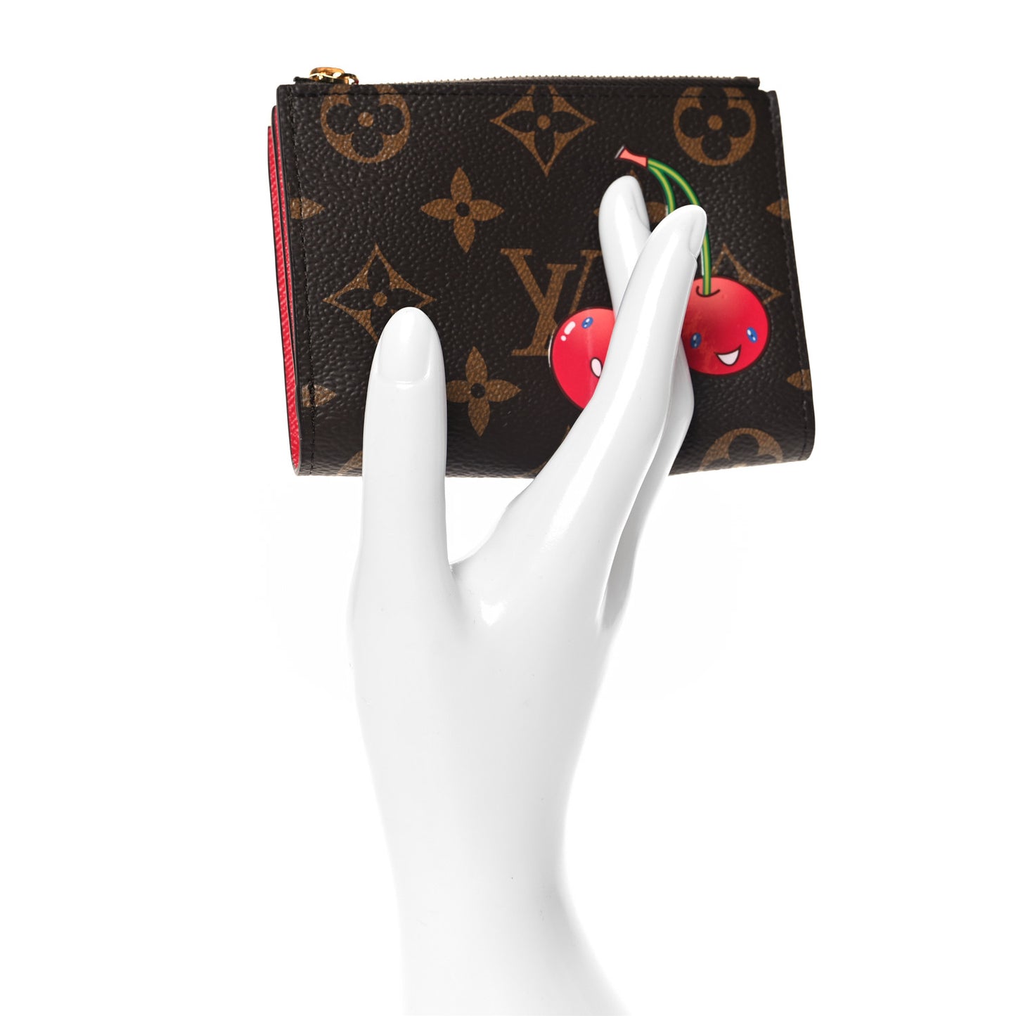 LV X TM Monogram Cerises Lisa Wallet