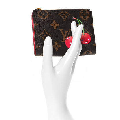 Louis Vuitton LV X TM Monogram Cerises Lisa Wallet 2 of 8