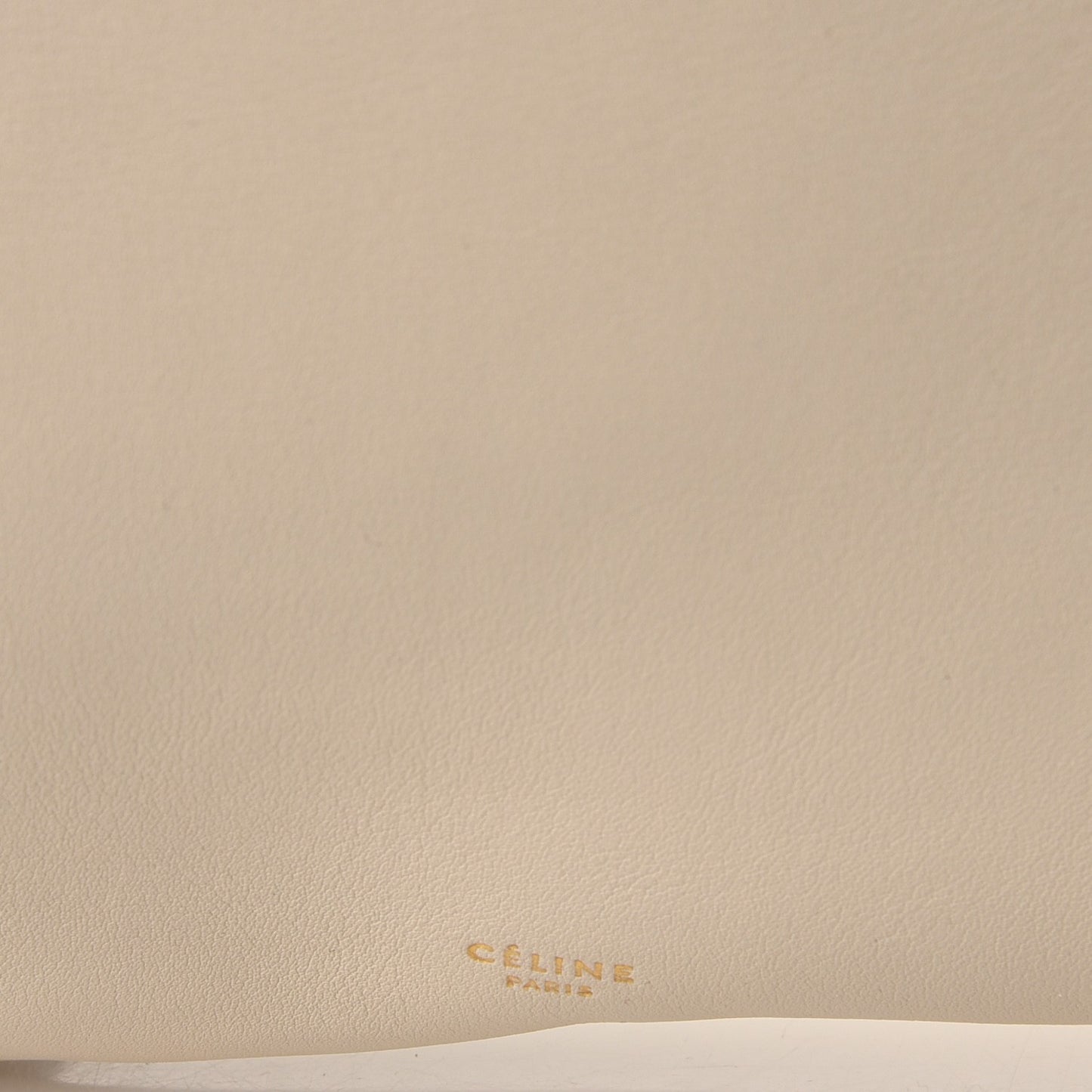 Calfskin Triangle Open Sac Cream
