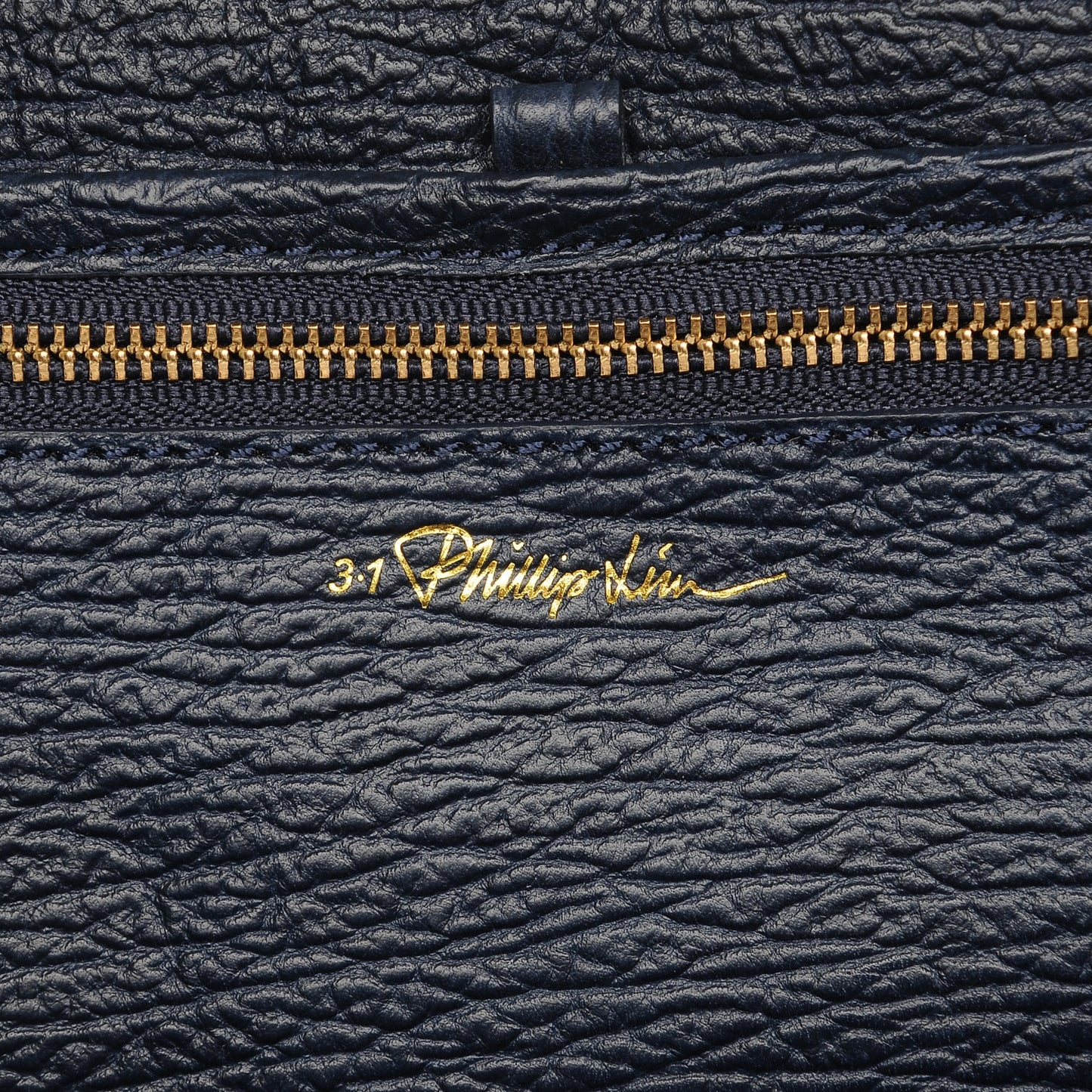 3.1 Textured Calfskin Large Pashli Satchel Ink