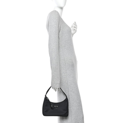 Prada Tessuto Nylon Mini Re-Edition 2000 Bag Black 2 of 11