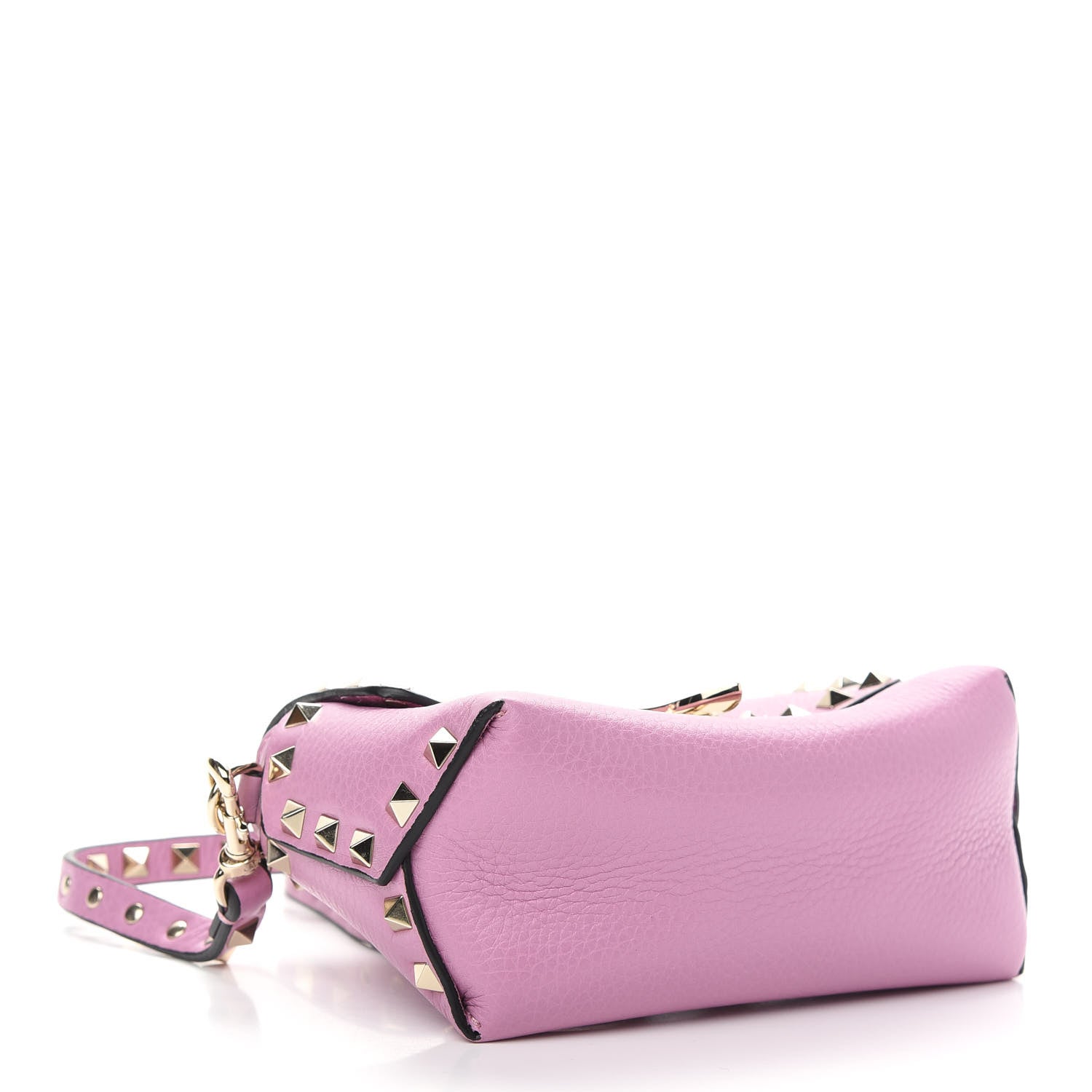 Valentino Garavani Pebbled Calfskin Mini Rockstud Crossbody Bag Giacinto 3 of 7