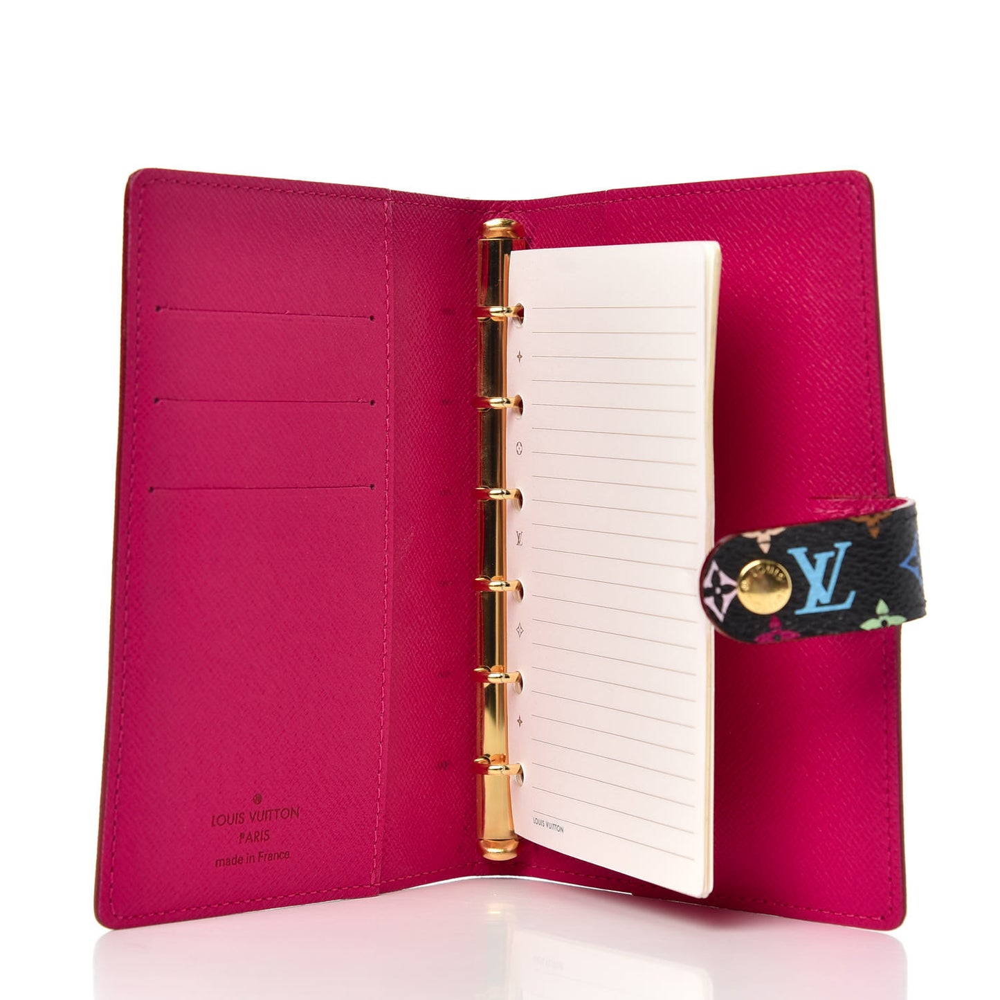 Monogram Multicolor Small Ring Agenda Cover Black Grenade