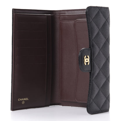 Chanel Caviar Quilted Large Flap Wallet Black 5 of 12