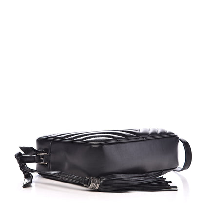 Saint Laurent Calfskin Matelasse Monogram Lou Camera Bag Black 4 of 16