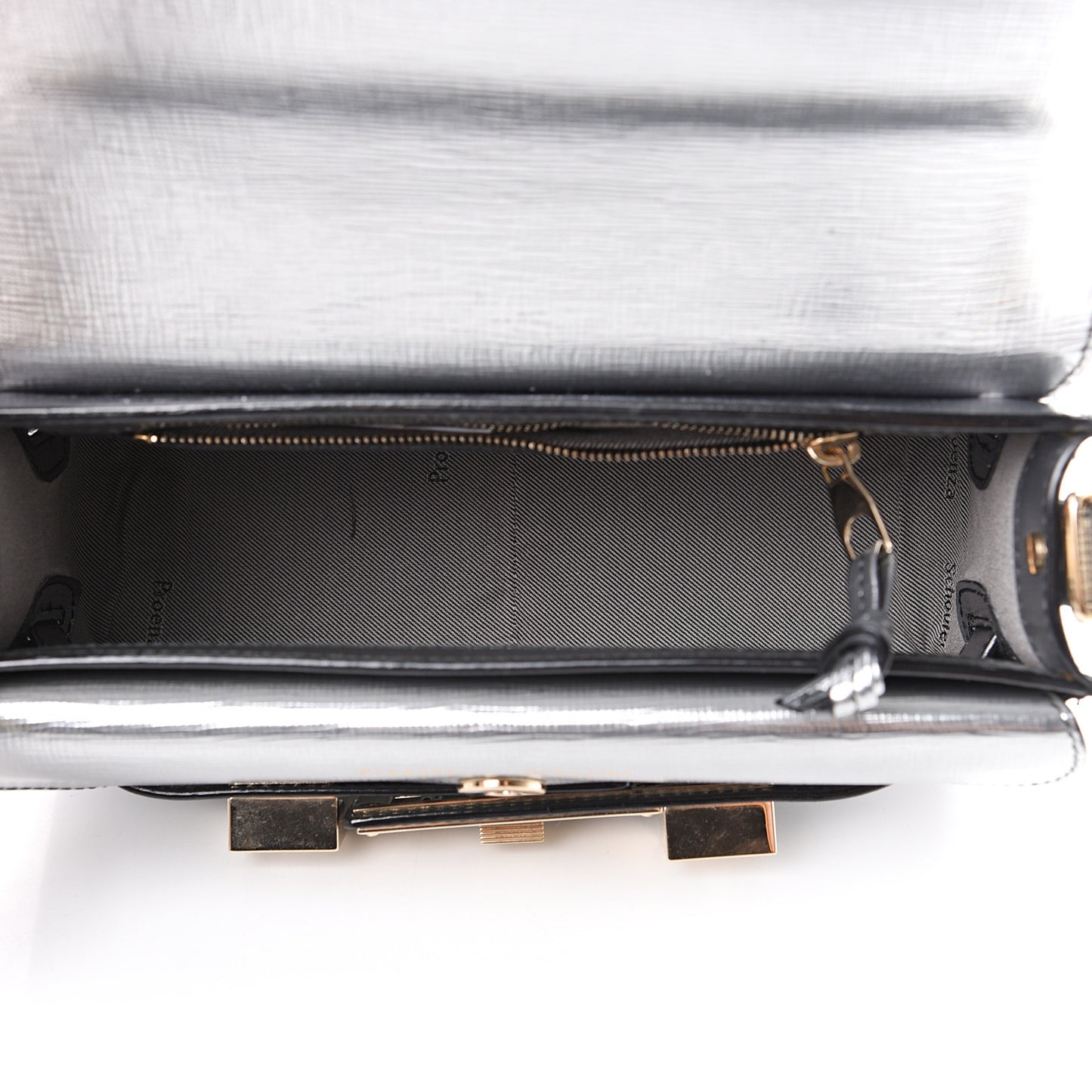 New Linosa Mini PS11 Classic Shoulder Bag Silver