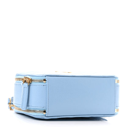 Chanel Caviar Quilted Small Pick Me Up Vanity Case Light Blue 4 of 12