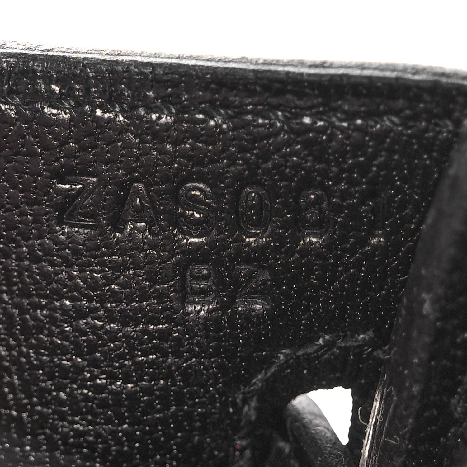Hermes Togo Matte Alligator Birkin Touch 25 Black 7 of 11