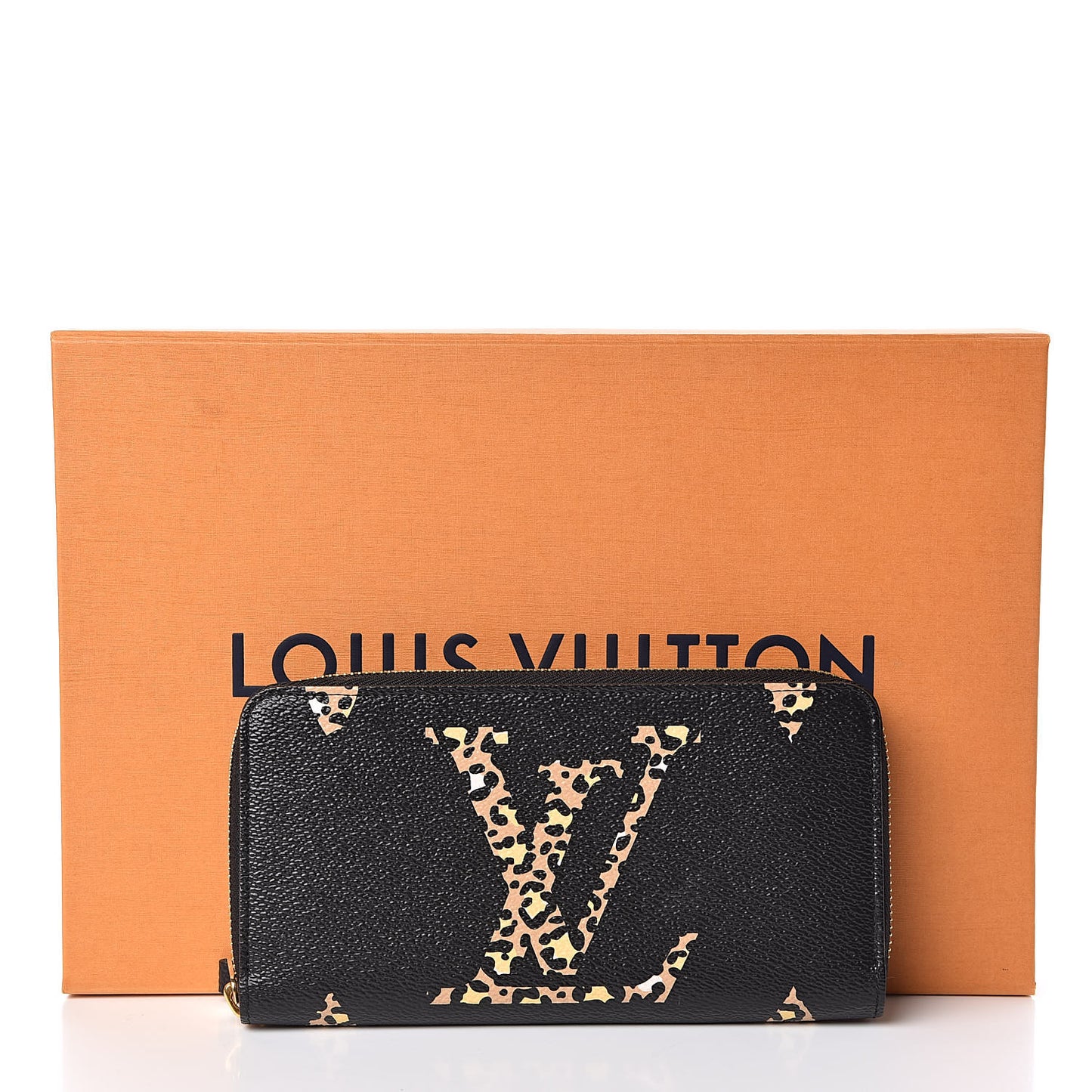 Monogram Giant Jungle Zippy Wallet Black