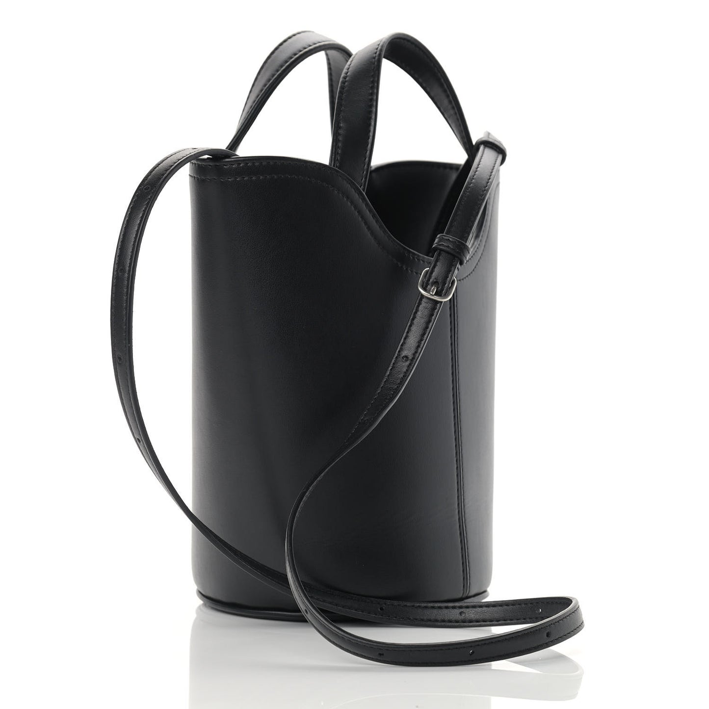 Calfskin Wave Tote XS Black