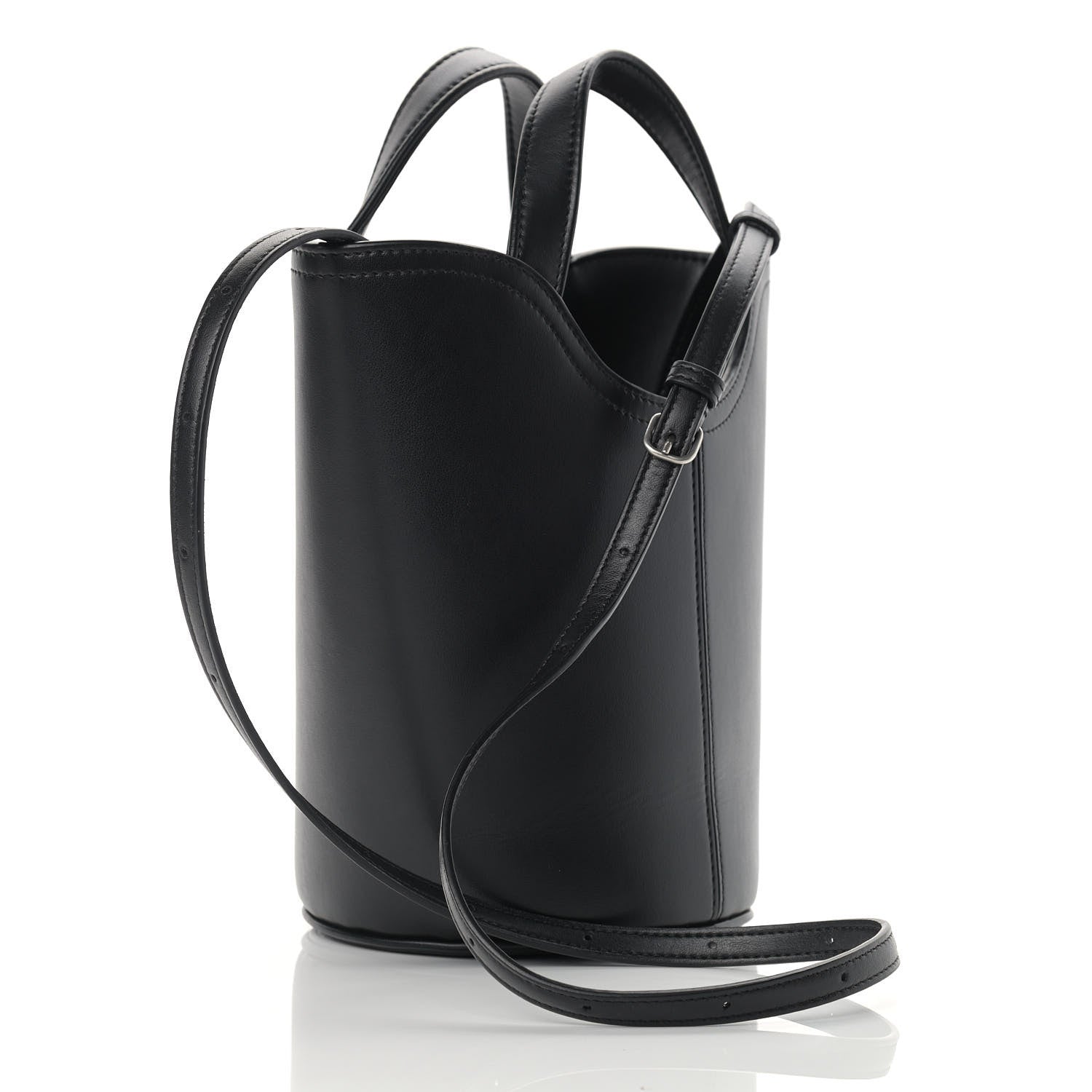 Balenciaga Calfskin Wave Tote XS Black 3 of 10