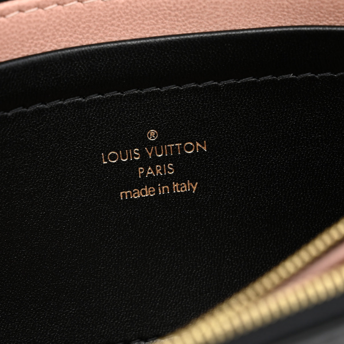Louis Vuitton Lambskin Embossed Monogram Pochette Coussin Crossbody Black 6 of 10