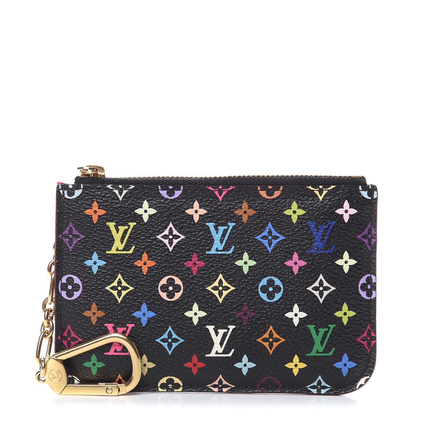 Monogram Multicolor Key Pouch Black Grenade