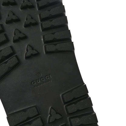Gucci Rubber Web Mens Lug Sole Slide Sandals 10 Black Green Red 8 of 11