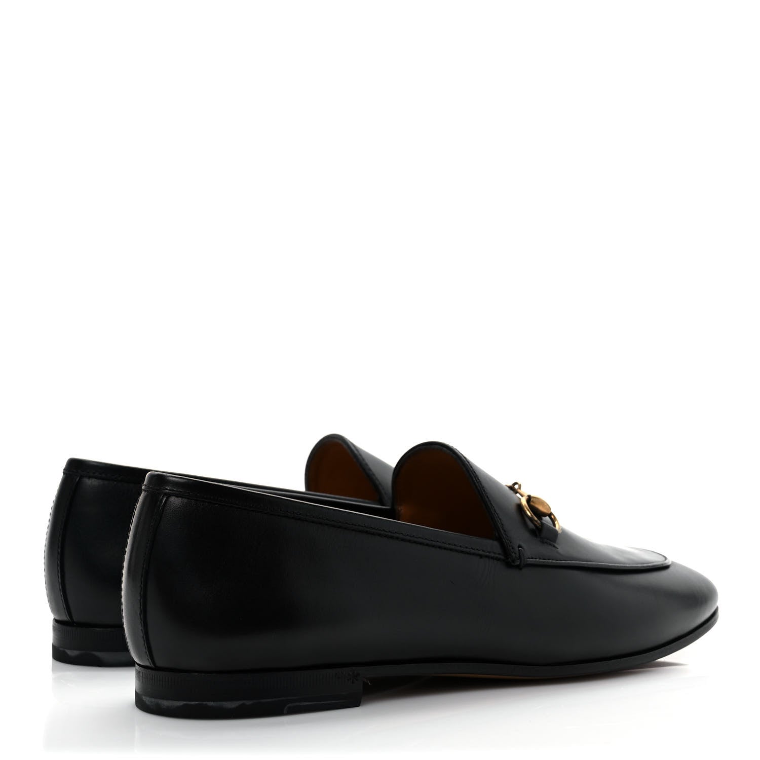Gucci Calfskin Womens Jordaan Loafers 39 Black 4 of 9