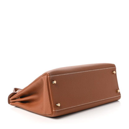Hermes Togo Kelly Retourne 32 Gold 4 of 13