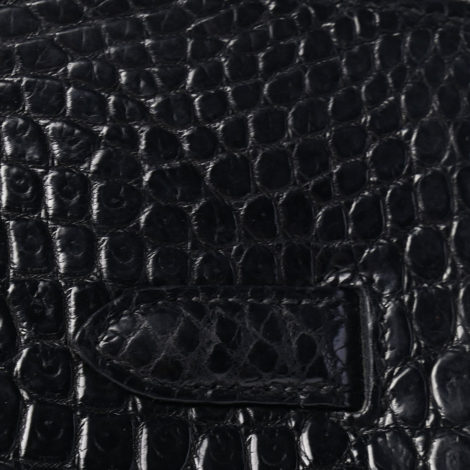 Hermes Matte Porosus Crocodile Birkin 35 Black 9 of 31