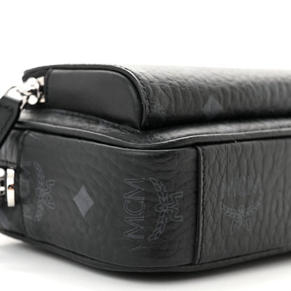 MCM Visetos Klassik Crossbody Bag Black 9 of 10