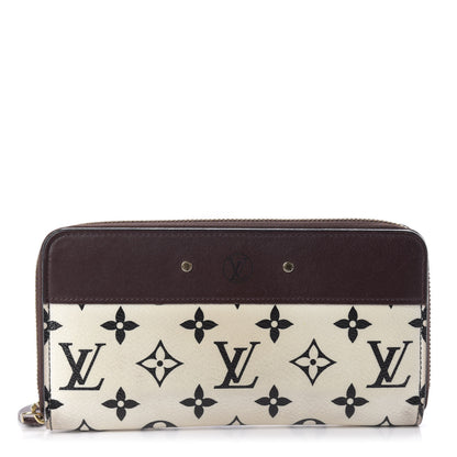 Louis Vuitton Calfskin Monogram Gamma Zippy Wallet White Chocolate 1 of 10