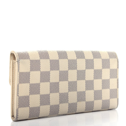Louis Vuitton Damier Azur Emilie Wallet 3 of 11