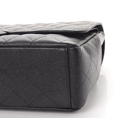 Chanel Caviar Quilted Maxi Double Flap Black 12 of 15