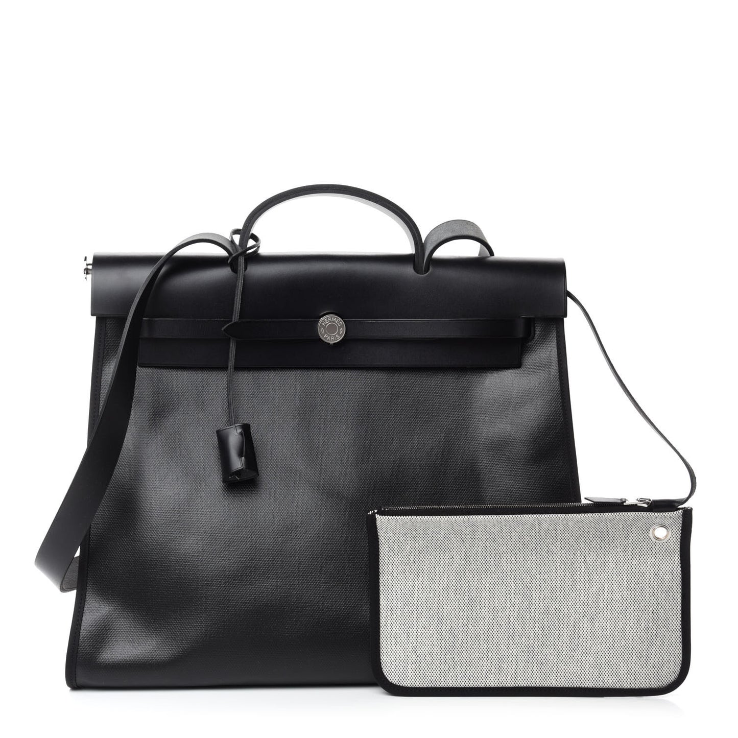 Toile H Berline Vache Hunter Herbag Zip 39 MM Black Ecru