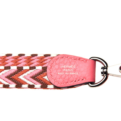 Hermes Taurillon Clemence Allegro Evelyne TPM Rose Azalee Rose Confetti 6 of 8