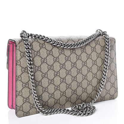 Gucci GG Supreme Monogram Small Dionysus Shoulder Bag Pink 4 of 14