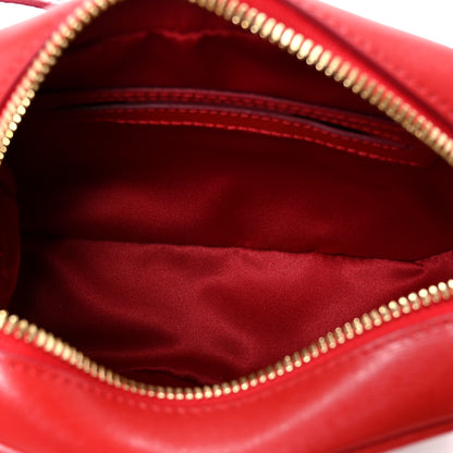 Salvatore Ferragamo Calfskin Gancini Camera Crossbody Bag Red 4 of 8