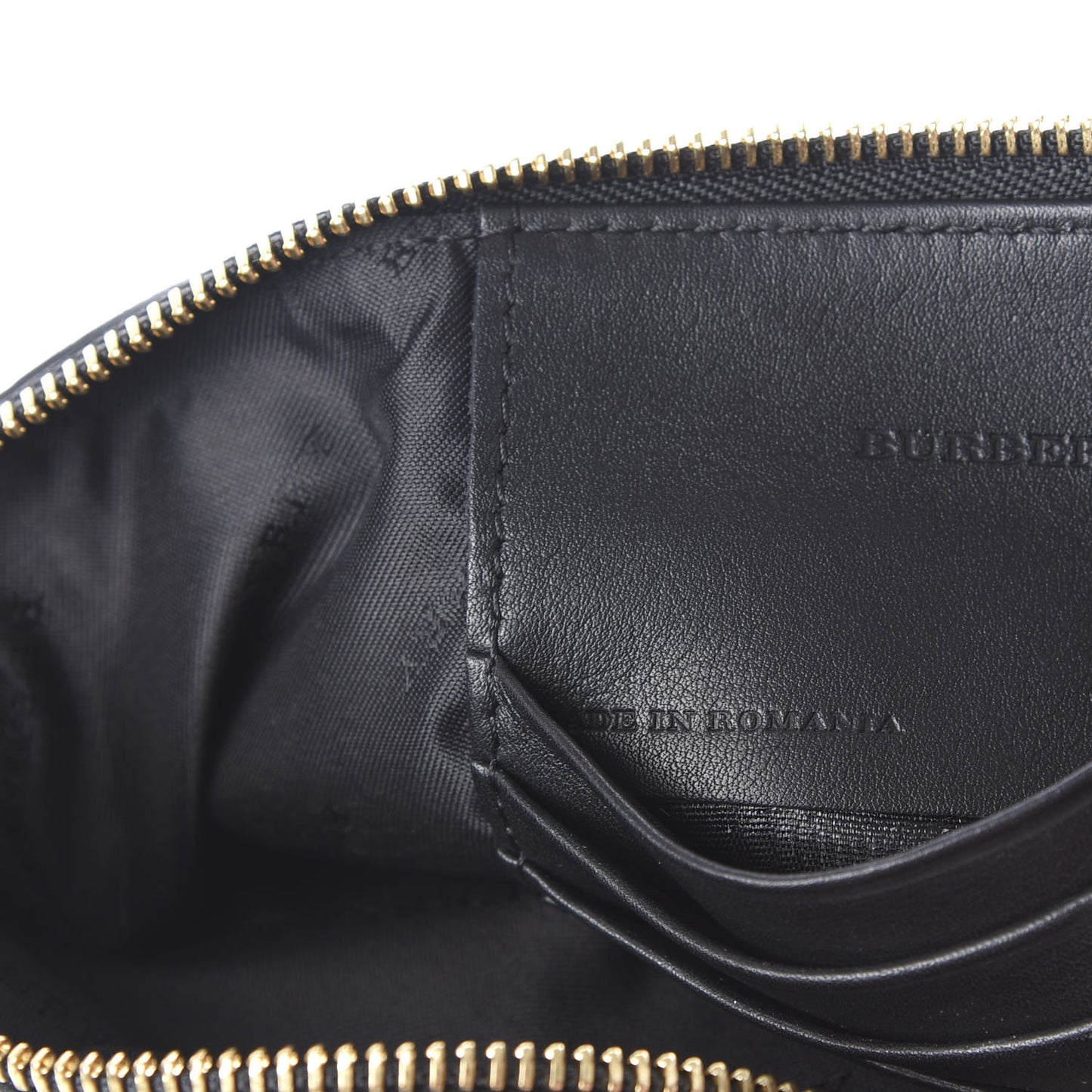Horseferry Check Peyton Crossbody Clutch Bag Black