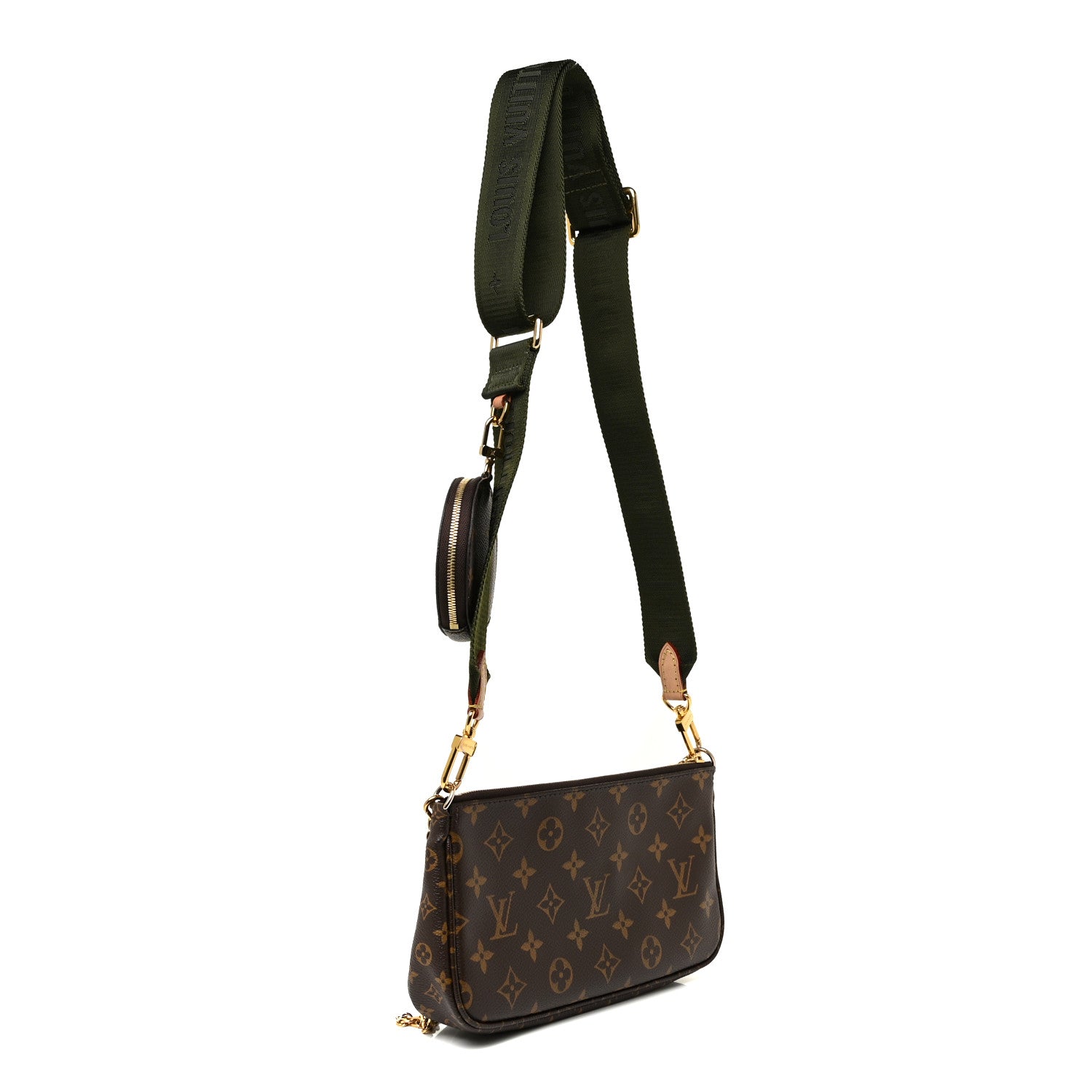 Louis Vuitton Monogram Multi Pochette Accessories Kaki 3 of 10
