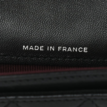 Chanel Lambskin Quilted Flap Card Holder Wallet Black 7 of 12