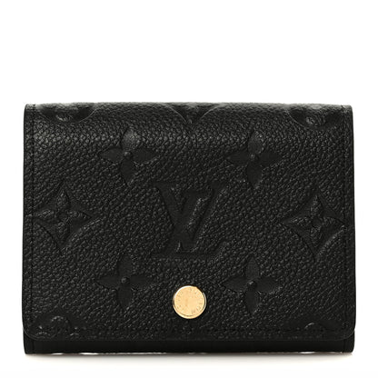 Louis Vuitton Empreinte Business Card Holder Black 1 of 8