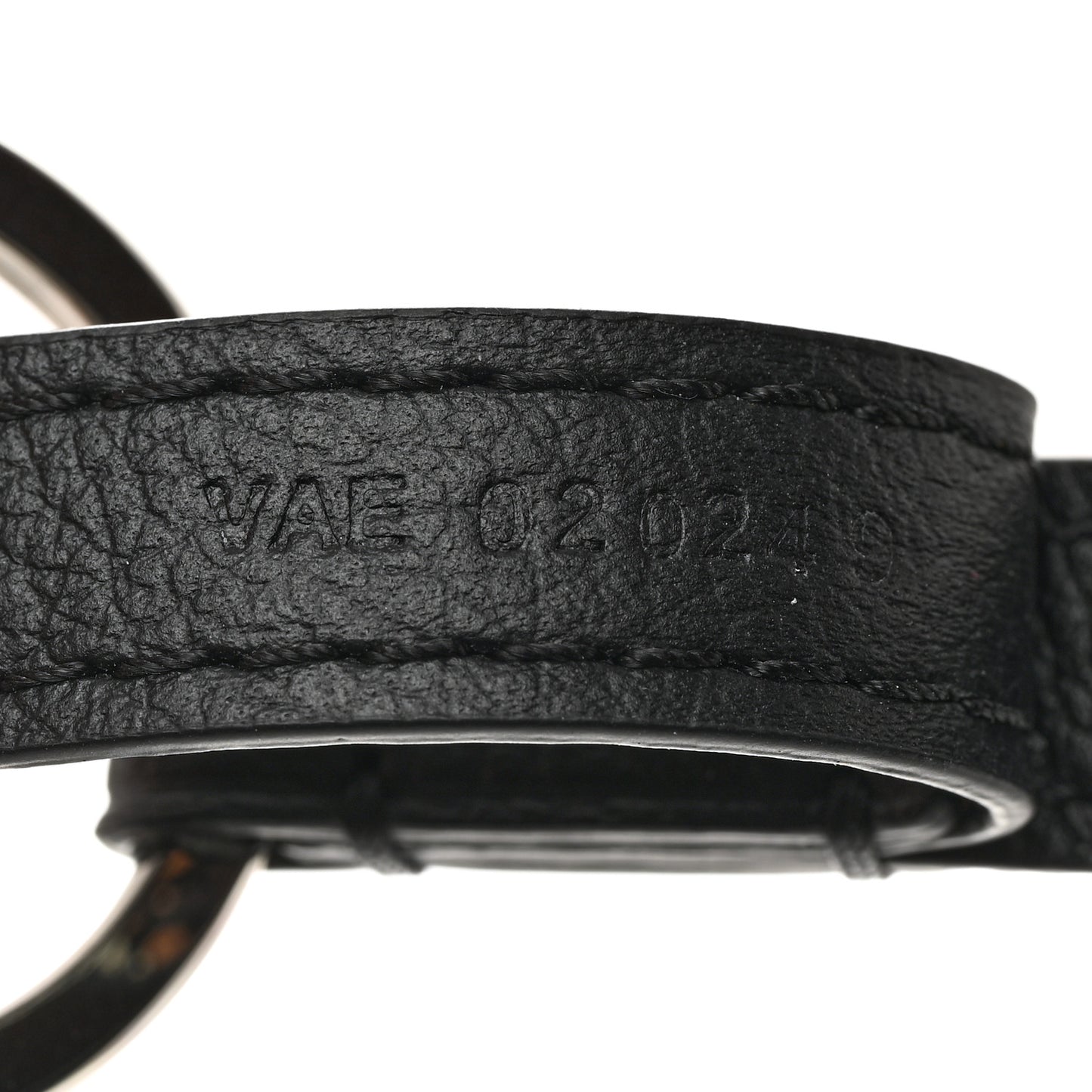 Goyardine Sesame Key Holder Black