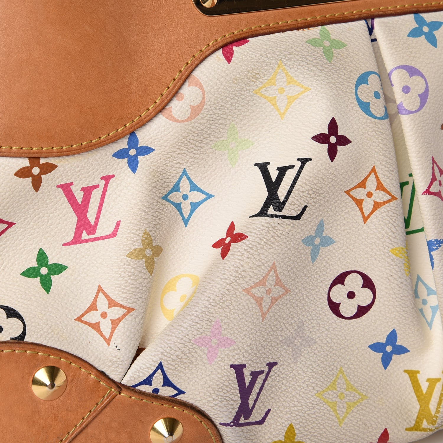 Louis Vuitton Monogram Multicolor Judy MM White 12 of 19