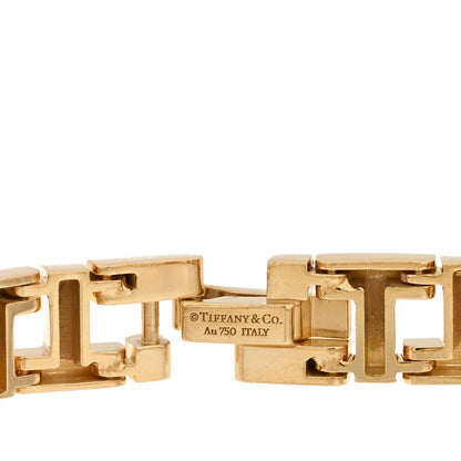Tiffany 18K Yellow Gold Narrow T True Bracelet 3 of 3