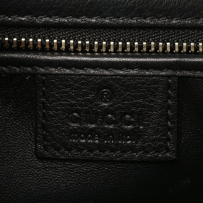 Gucci Roxy Calfskin Small Blondie Top Handle Shoulder Flap Bag Black 6 of 10