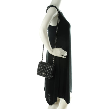 Chanel Lambskin Quilted Mini Square Flap Black 2 of 7