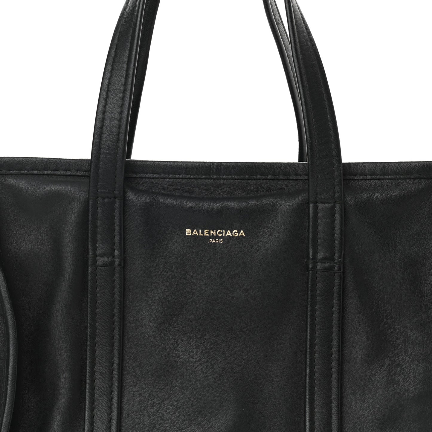 Agneau Small Bazar Shopper Tote Black