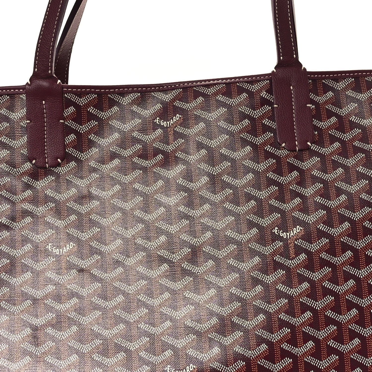 Goyard Goyardine Artois GM Burgundy 8 of 11