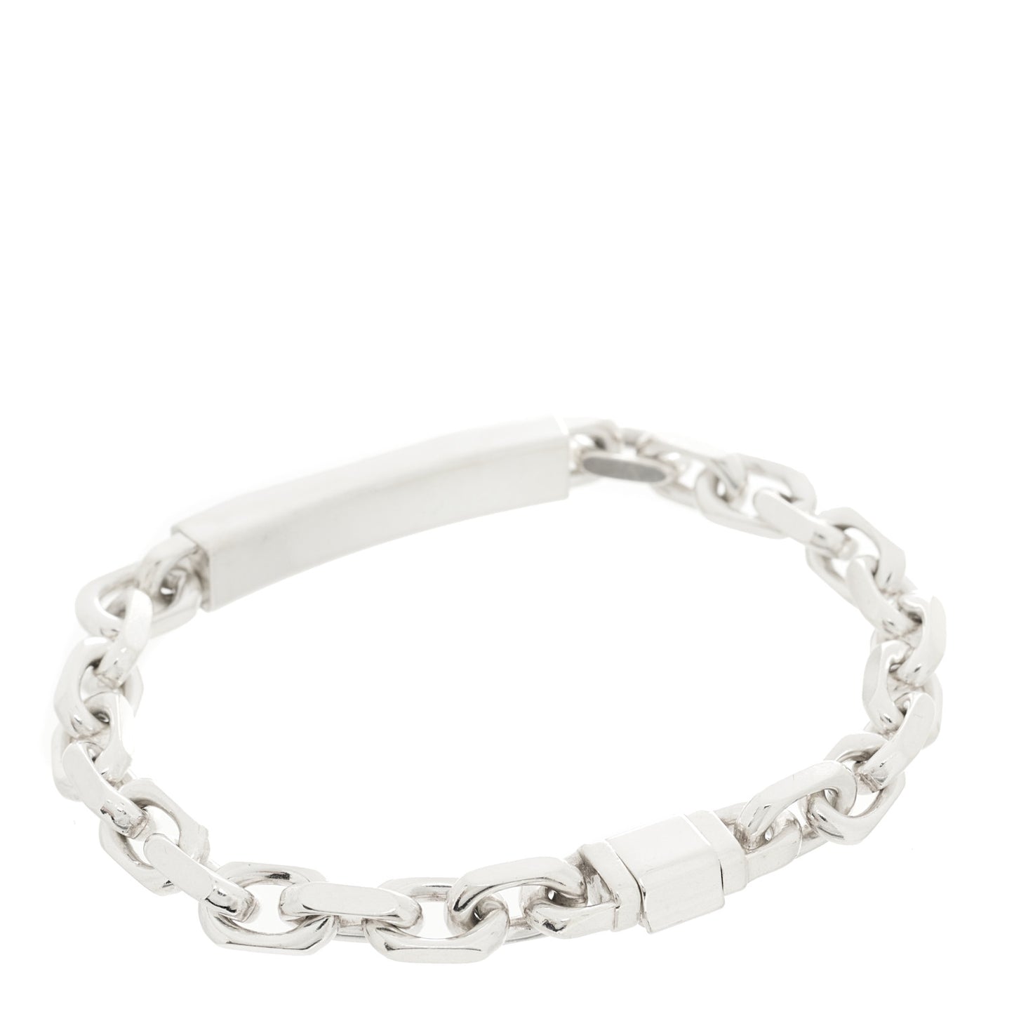 Sterling Silver 1837 Makers ID Chain Bracelet