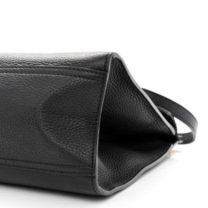 Gucci Calfskin Small GG Marmont Top Handle Bag Black 12 of 15