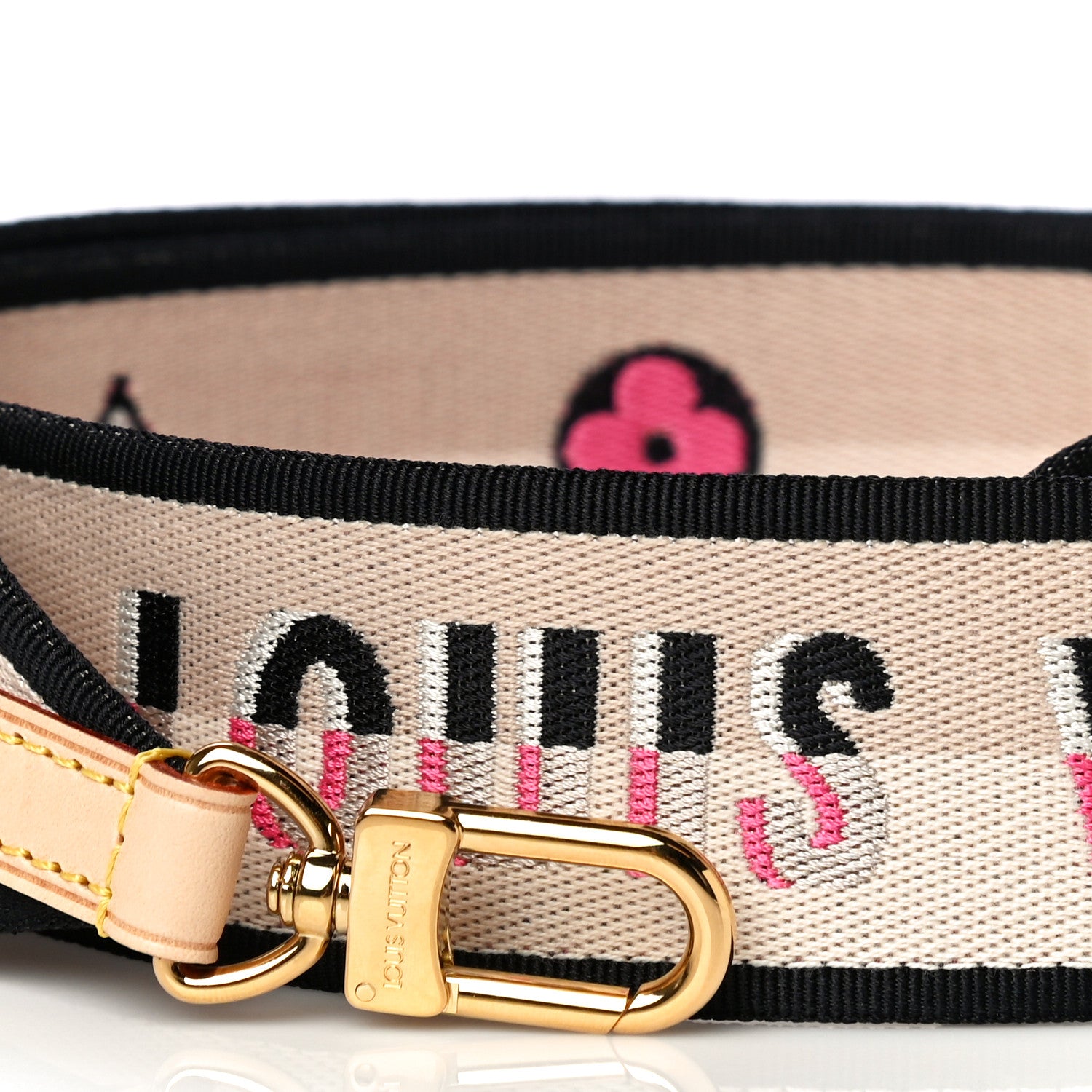 Louis Vuitton Jacquard Speedy Bandouliere 20 Shoulder Strap Black 3 of 6