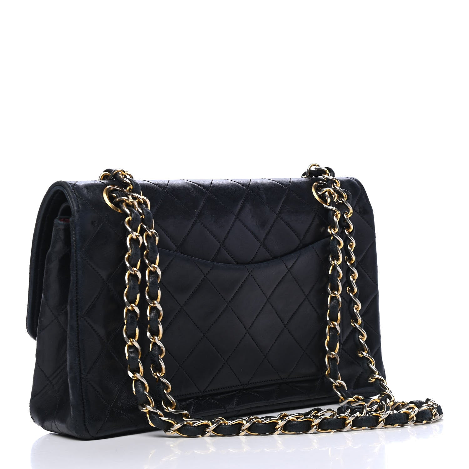Chanel Lambskin Quilted Small Double Flap Black 2 of 4