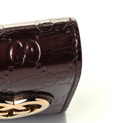 Gucci Shine Guccissima Lovely Heart Continental Wallet Scarlatto 5 of 7