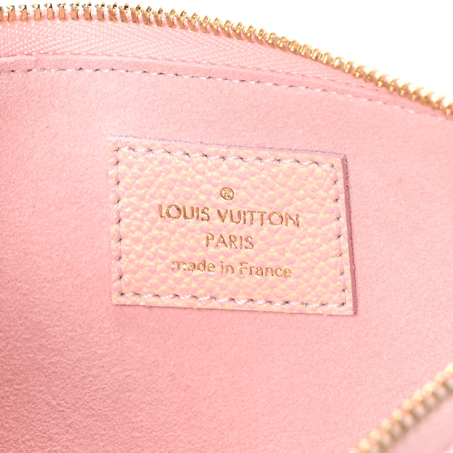 Louis Vuitton Empreinte Monogram Summer Stardust Trio Pouch Pink Water Green Lilas 8 of 9