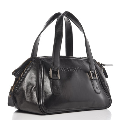 Chanel Lambskin Bowler Black 3 of 7