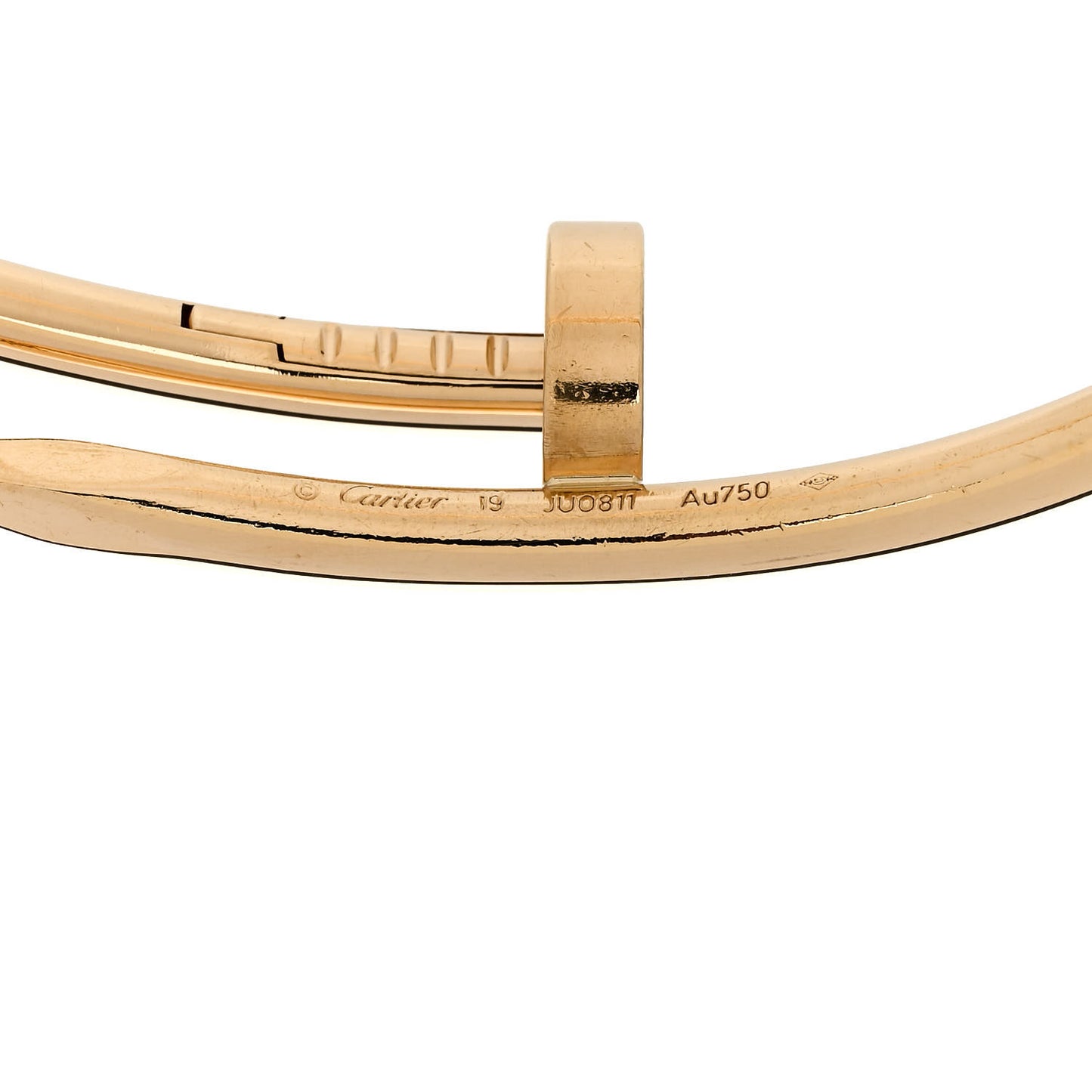 18K Yellow Gold Juste Un Clou Bracelet 19